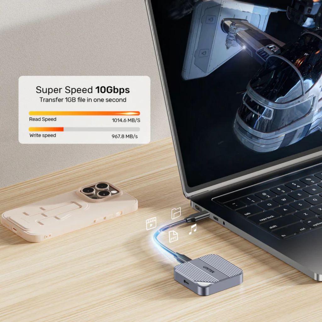 Vỏ ổ cứng SSD NVMe M.2 2230 từ tính UNITEK S1244AGY01