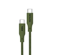 T601CC - Cáp bọc dù USB-C to USB-C 1m, sạc nhanh mạnh mẽ 60W, truyền dữ liệu tốc độ cao.