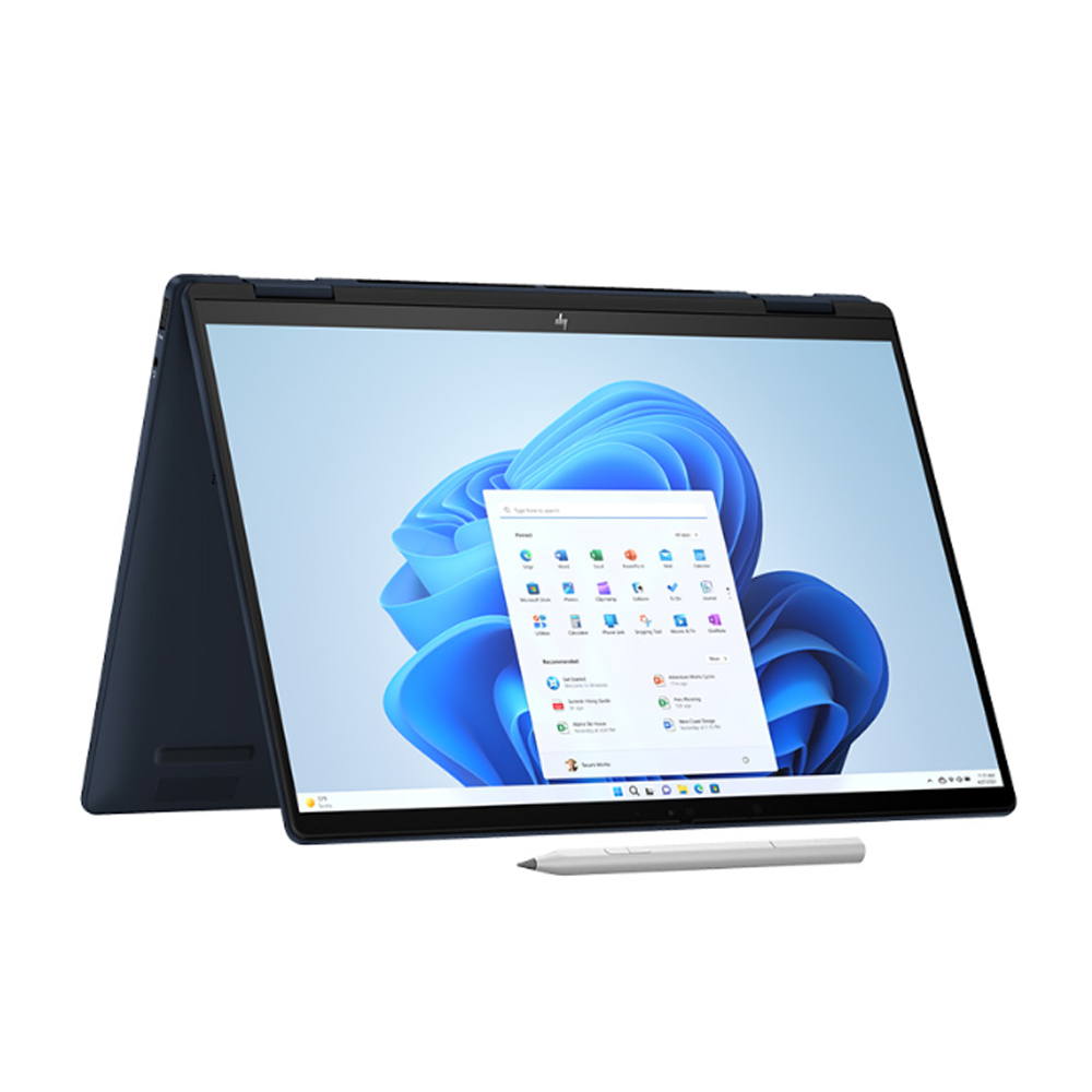 Máy Tính Xách Tay - Laptop HP Envy x360 14-fc0155TU AY8W3PA (Ultra 7 155U/ 16GB/ 1TB SSD/ 14 inch 2.8K Touch/ 120Hz/ Win 11/ Office/ Blue/ Vỏ nhôm/ Pen)