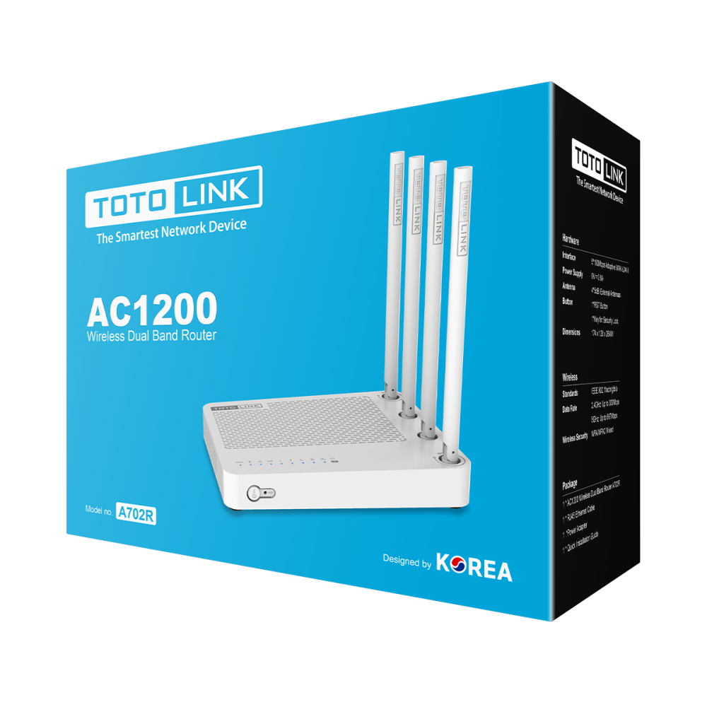 A702R V4 - Router băng tần kép AC1200
