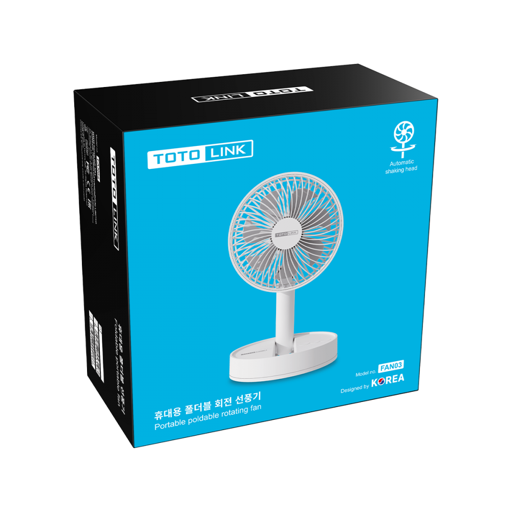 T-Fan III - Quạt để bàn mini TOTOLINK