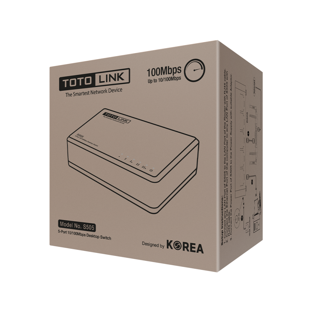 S505_V5 - Switch 5 cổng 10/100Mbps