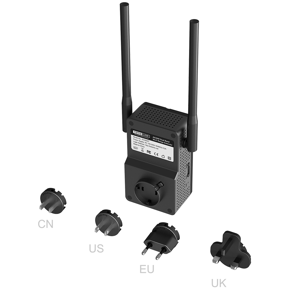 EX3000T - Bộ mở rộng sóng Wi-Fi 6 băng tần kép AX1800