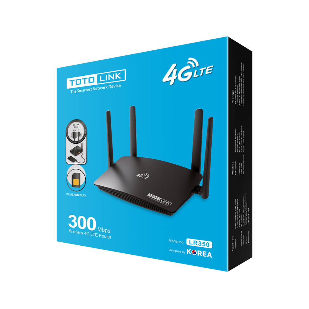 LR350 - Bộ định tuyến không dây 4G LTE