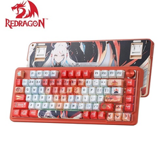 Bàn Phím Cơ REDRAGON UCAL K673AK PRO Anime Flaming Red (Mini 3 Chế Độ)