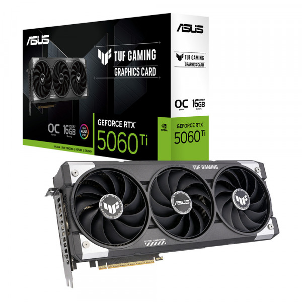 Card Màn Hình ASUS TUF Gaming GeForce RTX 5060Ti 16GB GDDR7 OC Edition (TUF-RTX5060TI-O16G-GAMING)
