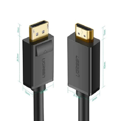 Cáp Displayport 1.2 to HDMI dài 1m hỗ trợ 4K*2K Ugreen 10238 cao cấp
