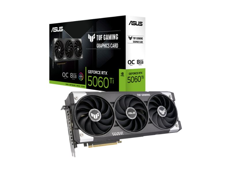 VGA ASUS TUF Gaming GeForce RTX 5060 Ti 8GB GDDR7 OC (TUF-RTX5060TI-O8G-GAMING)