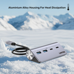Hub USB Type-C 4 cổng UNITEK H1337AGY01