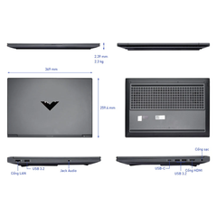 Laptop HP Victus 16-S1149AX - AZ0D4PA (Ryzen 5 8645HS/ GeForce RTX™ 3050/ 16GB/ 512GB/ Windows 11)