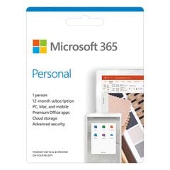 Phần mềm Microsoft 365 Personal English APAC EM Subscr 1YR Medialess P6 (QQ2 - 00983)