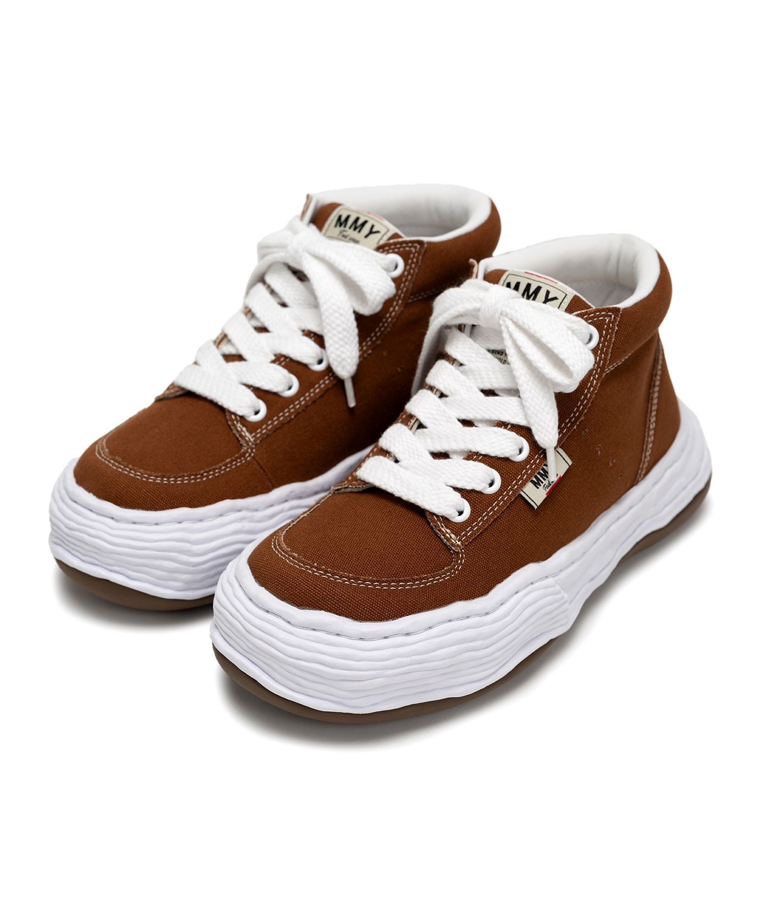  Giày Maison Mihara Yasuhiro Oliver OG Sole Canvas 'Brown' 