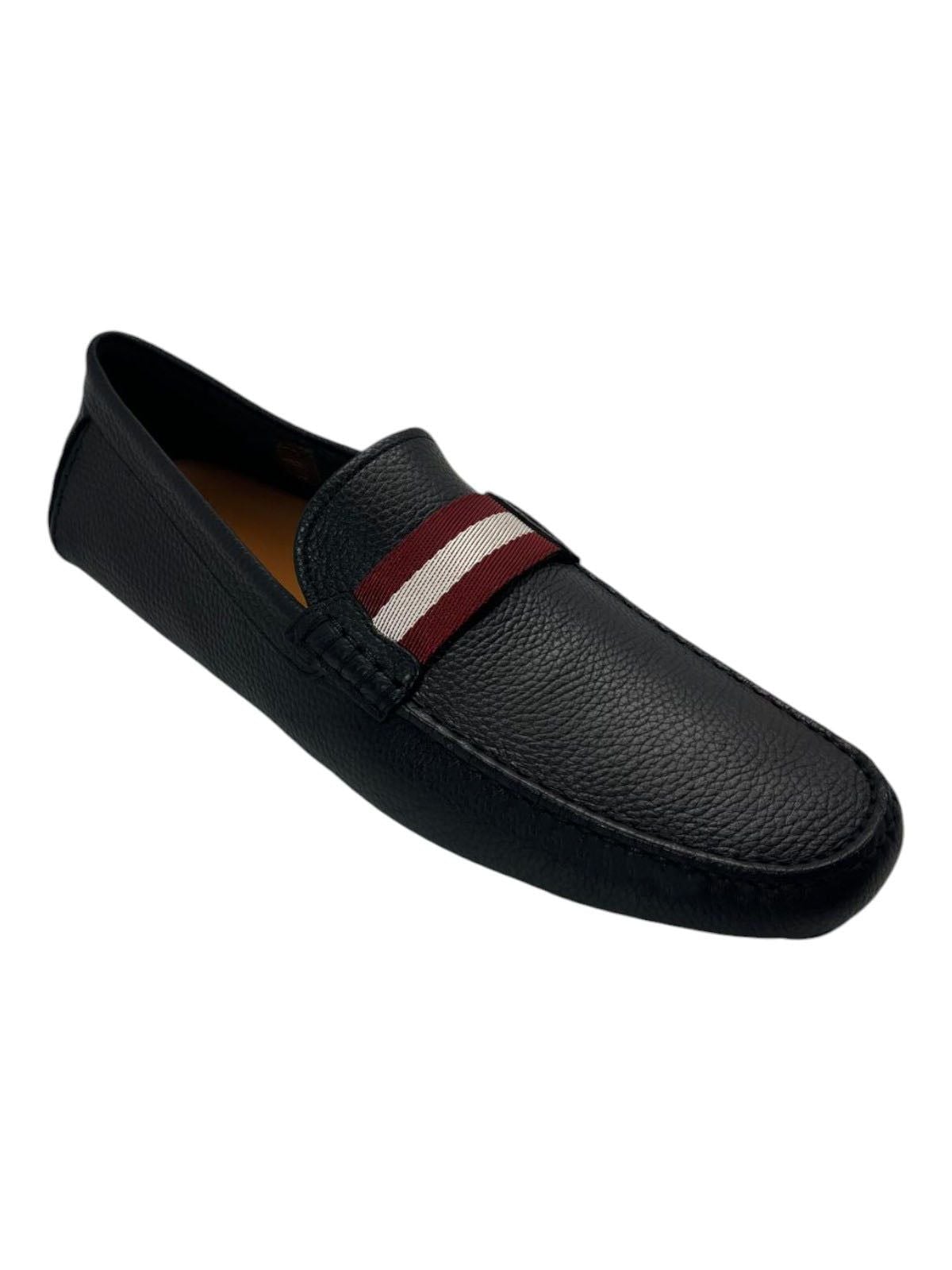  Giày Nam Bally Leather Loafer 'Black' 