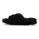  Dép Crocs Classic Shaggy Fur Slide ‘Black’ 