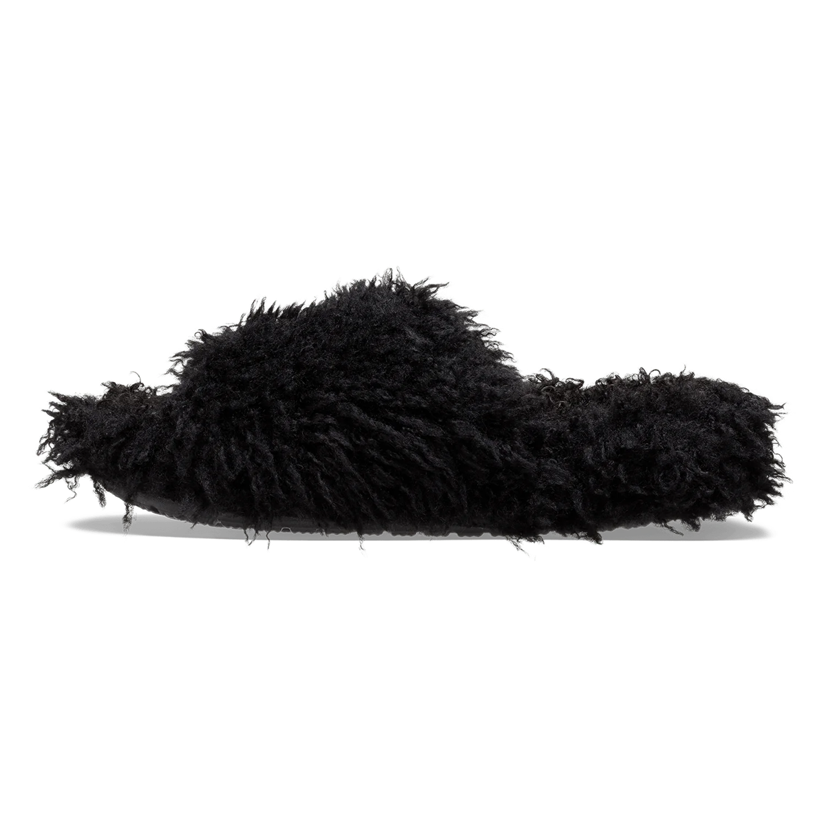  Dép Crocs Classic Shaggy Fur Slide ‘Black’ 