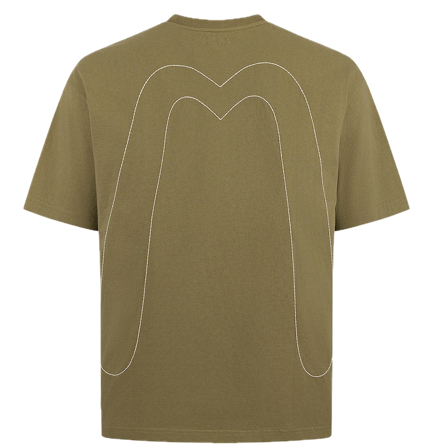  Áo Evisu Daicock Stitched Embroidery T-shirt 'Khaki' 