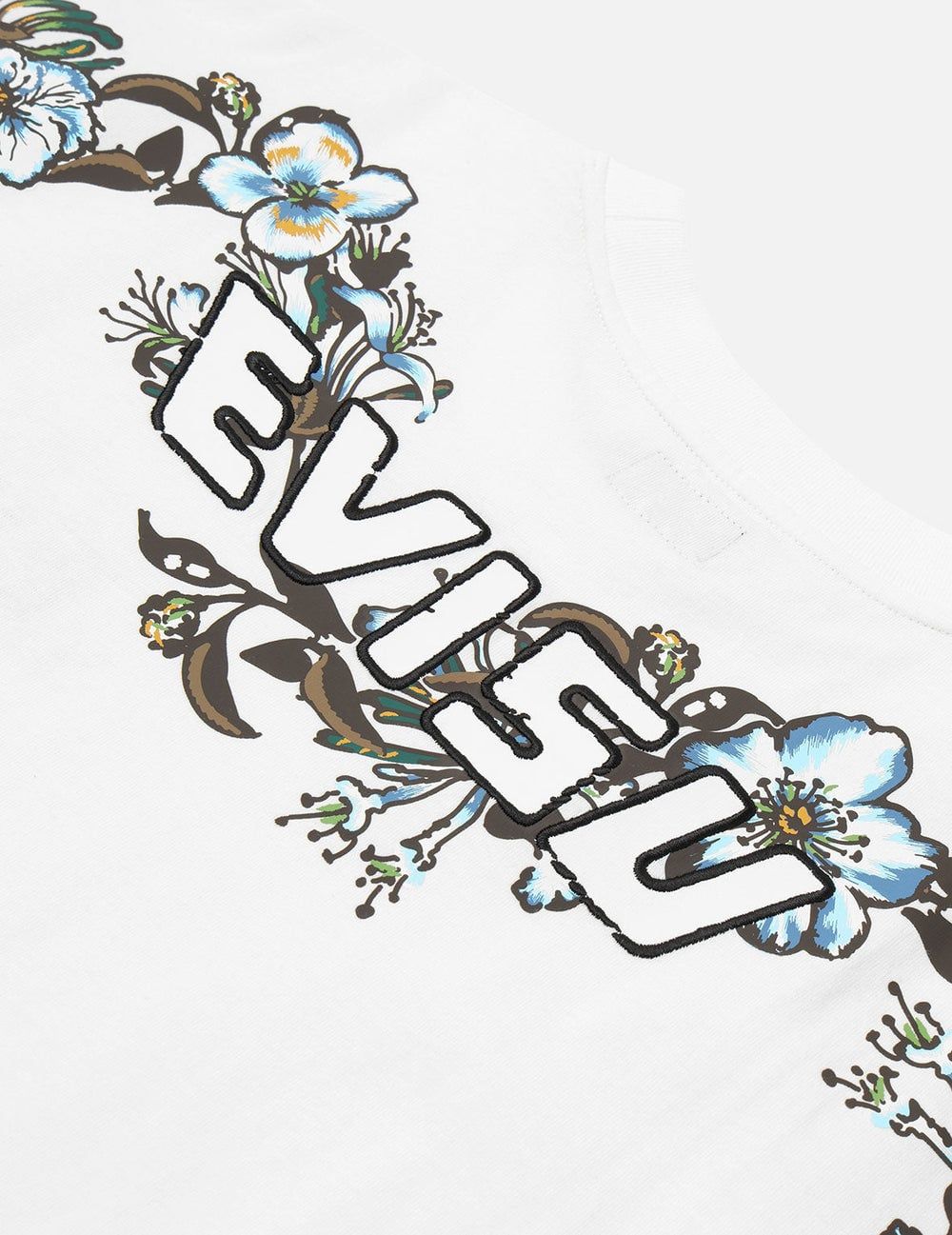  Áo Evisu Floral Daicock Logo Loose Fit T-Shirt 'White' 