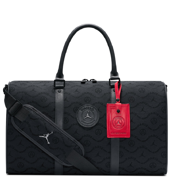  Túi Nike Air Jordan x Paris Saint-Germain Monogram ‘Black' 