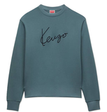  Áo Kenzo Signature Embroidered Sweatshirt 'Anthracite' 