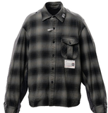  Áo Maison Mihara Yasuhiro Front Back Check 'Black Grey' 