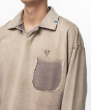  Áo Maison Mihara Yasuhiro Sun Faded Like Collared T-shirt 'Beige' 