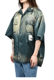  Áo Maison Mihara Yasuhiro Sun Faded Like Satin 'Dark Green' 