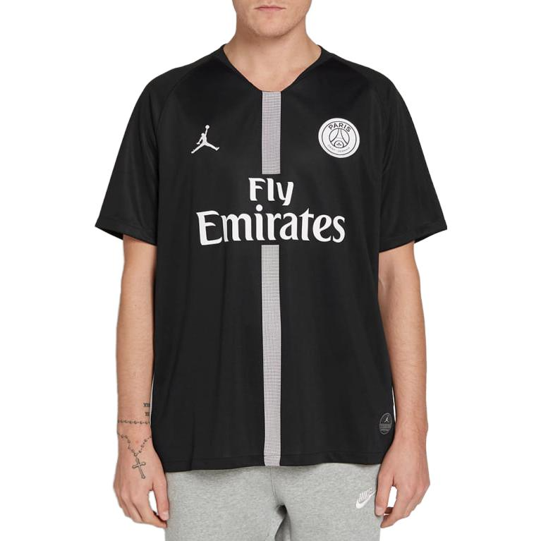  Áo Nike Air Jordan Paris Saint-Germain Stadium Jersey 'Black' 
