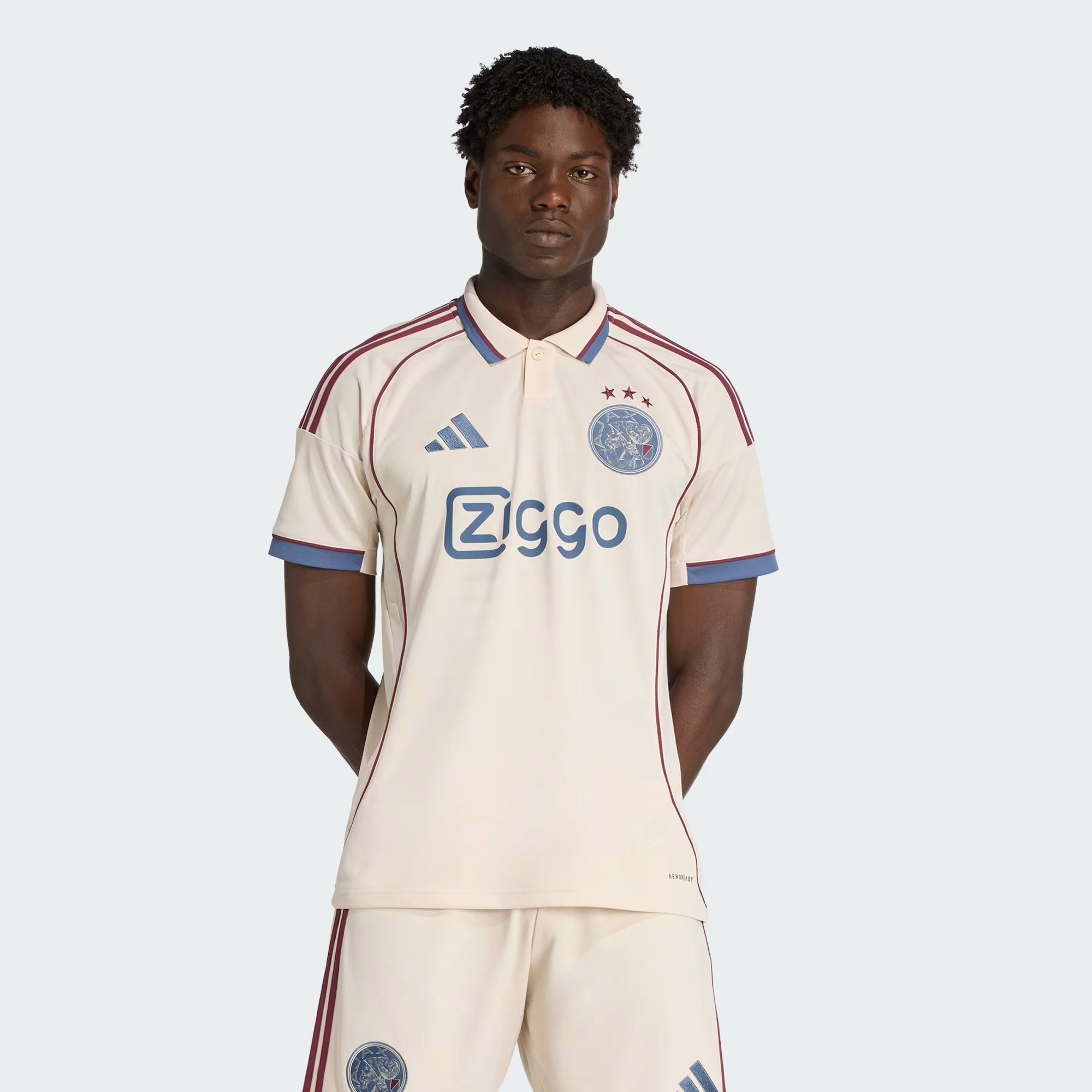  Áo Adidas Ajax Amsterdam SS25 25/26 'Ivory' 