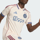  Áo Adidas Ajax Amsterdam SS25 25/26 'Ivory' 