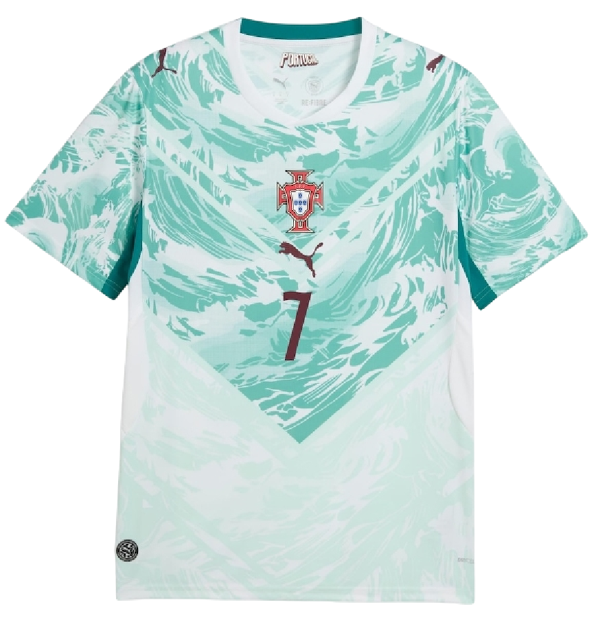  Áo Puma Portugal Away Player Jersey 'Blue' 