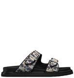  Dép Nam Dior Aqua Sandal 'Blue Beige' 