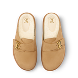  Dép Nam Louis Vuitton LV Easy Mules 'Beige' 