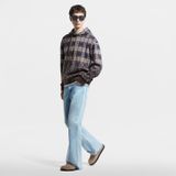  Dép Nam Louis Vuitton LV Easy Mules 'Taupe' 