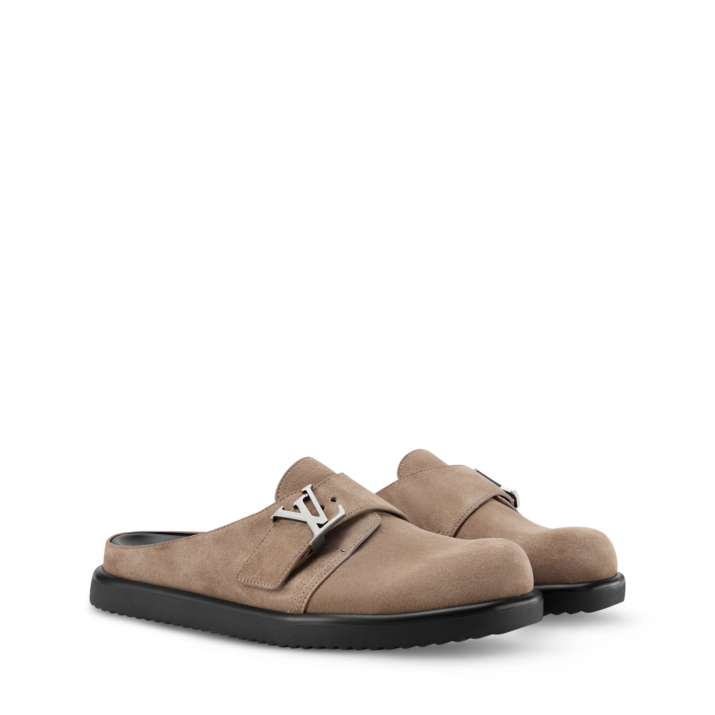  Dép Nam Louis Vuitton LV Easy Mules 'Taupe' 