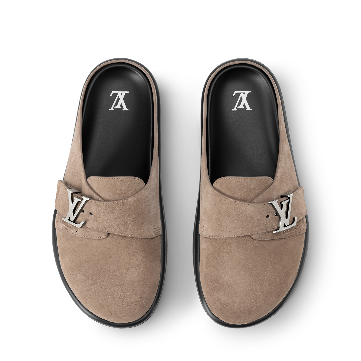  Dép Nam Louis Vuitton LV Easy Mules 'Taupe' 