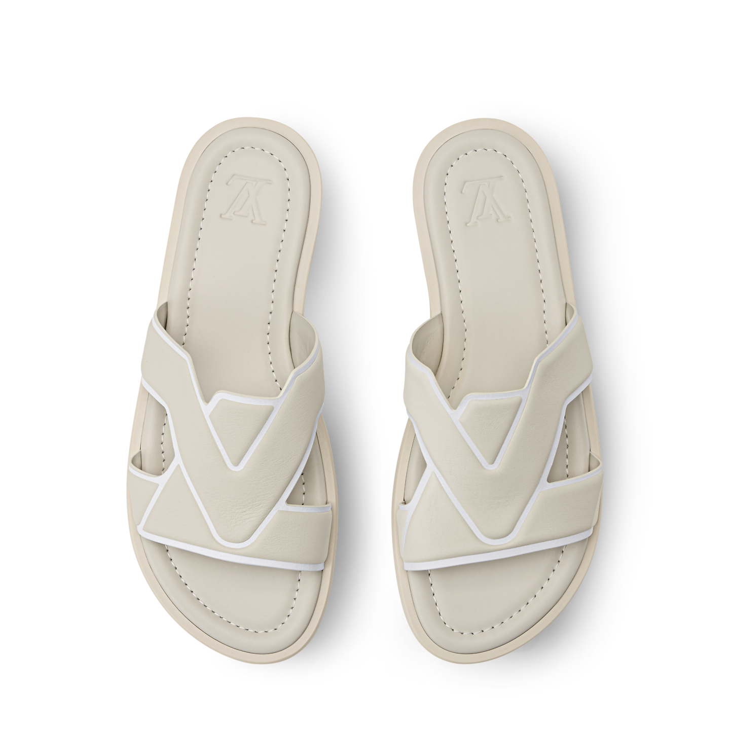  Dép Nam Louis Vuitton LV Oasis Mule 'Beige' 