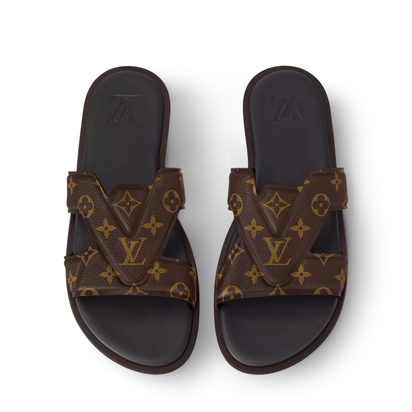  Dép Nam Louis Vuitton LV Oasis Mule 'Brown' 