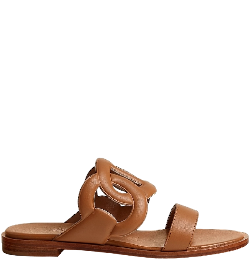  Dép Nữ Hermes Lagune Sandal 'Naturel' 