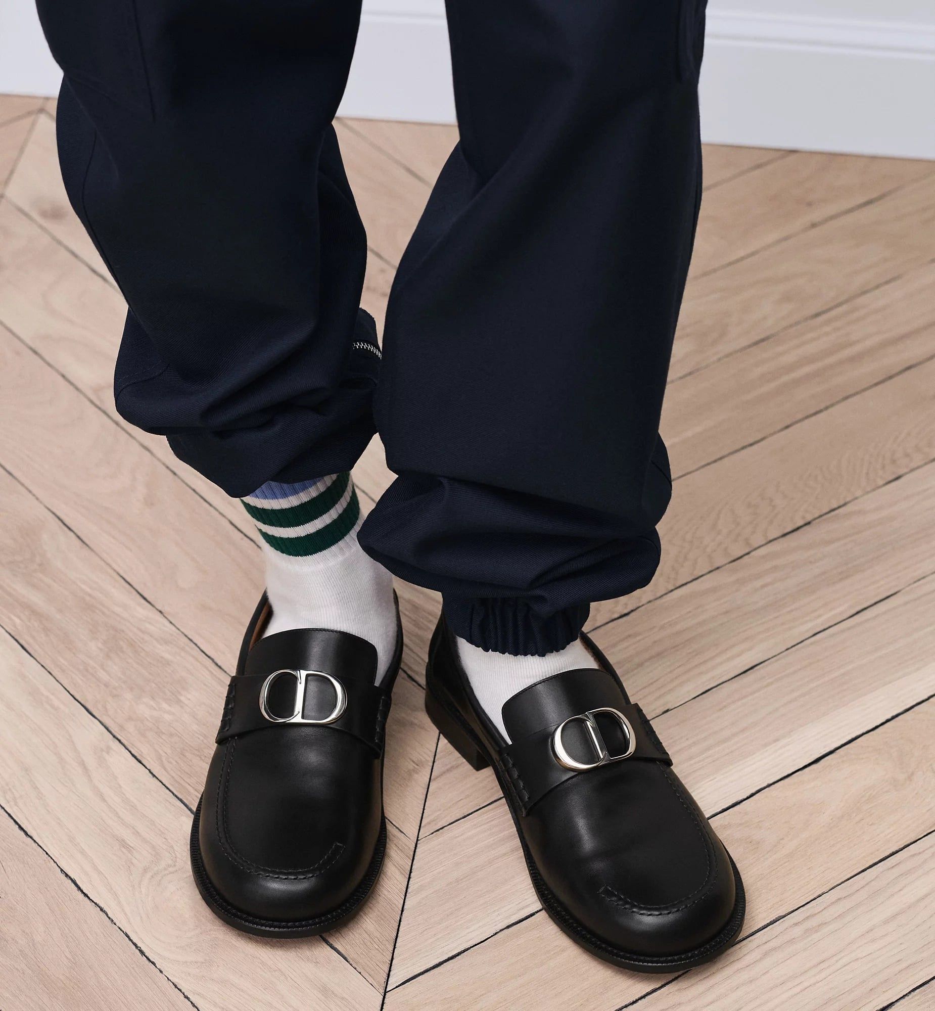  Giày Nam Dior Archie Loafer 'Black' 