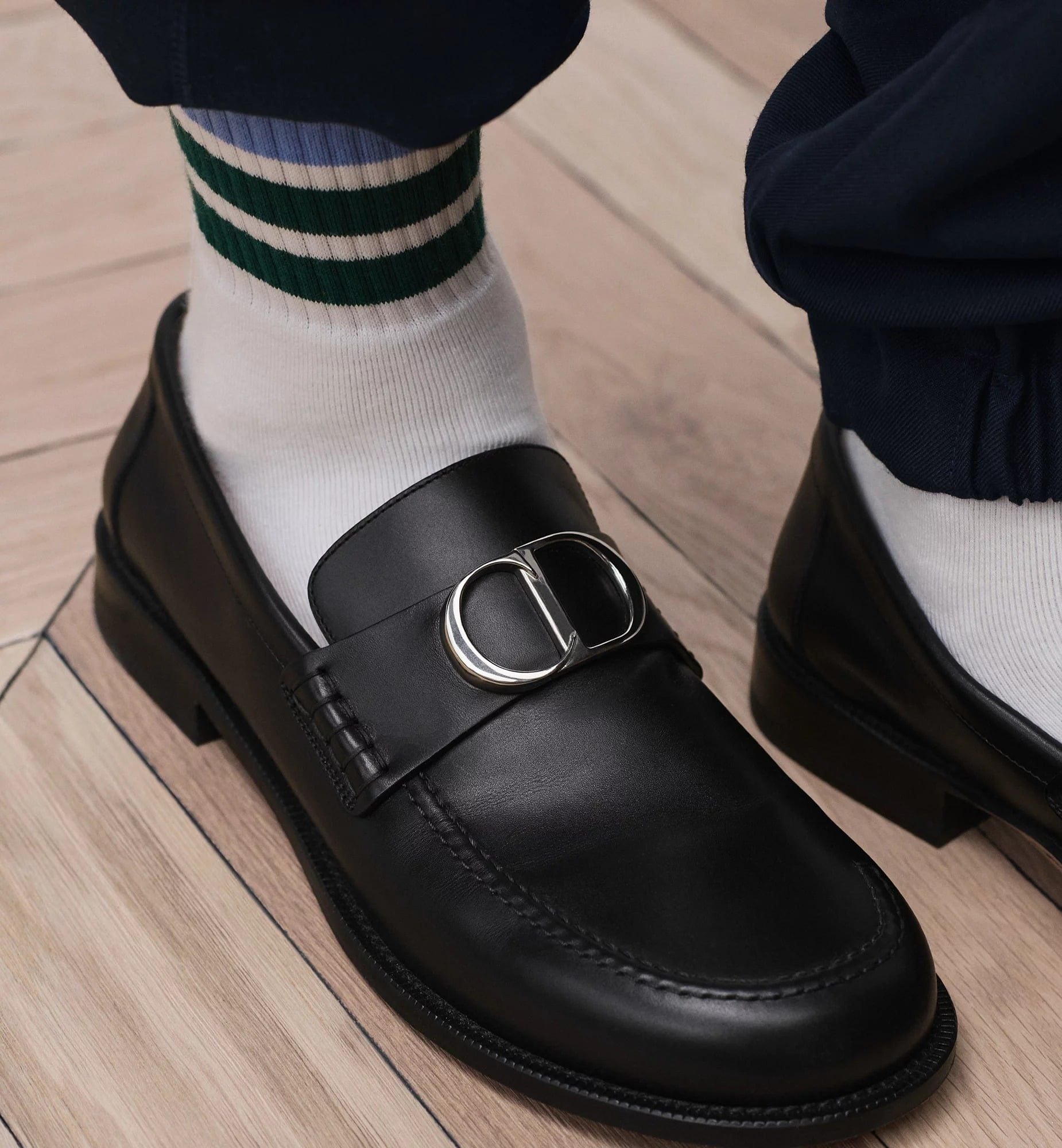  Giày Nam Dior Archie Loafer 'Black' 