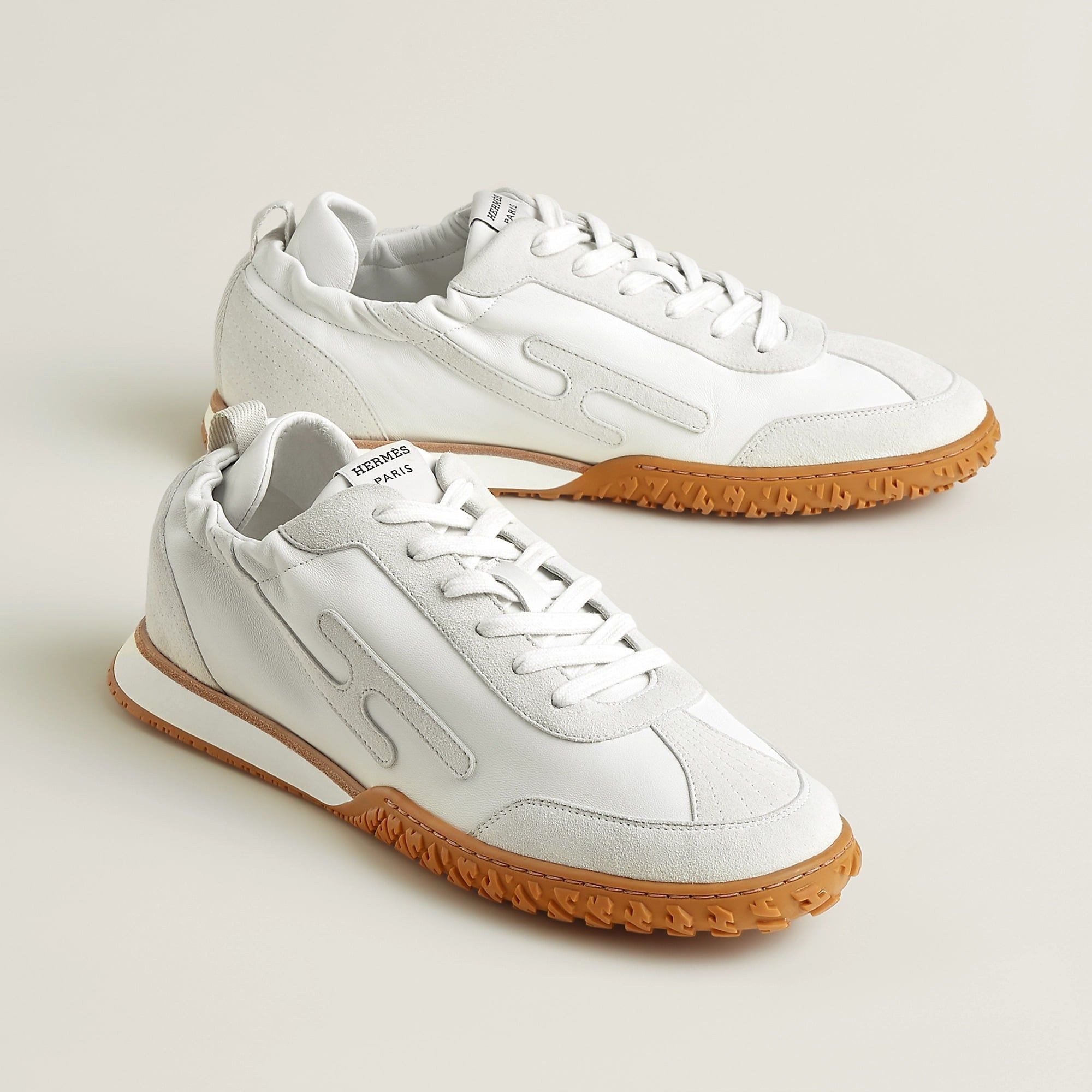  Giày Nam Hermes Jet Sneaker 'Blanc' 