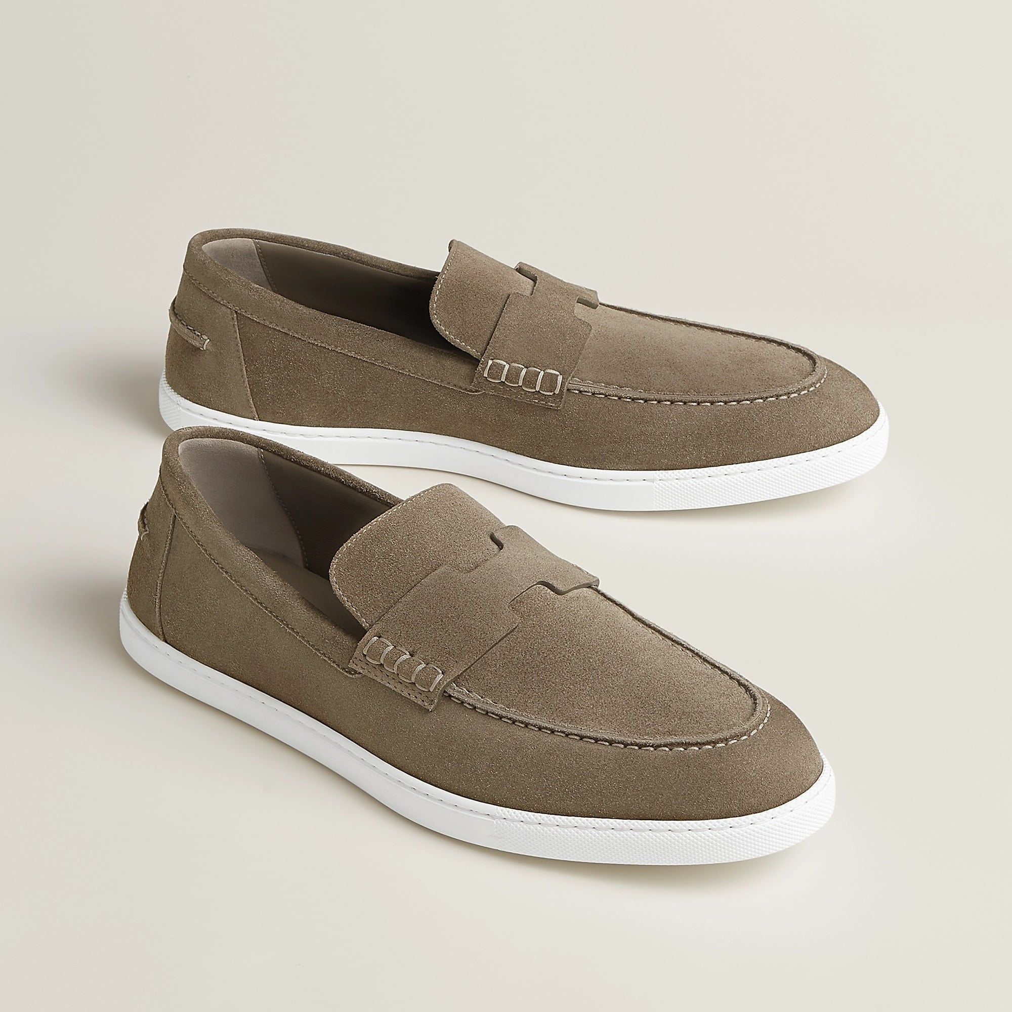  Giày Nam Hermes Job Loafer 'Étoupe' 