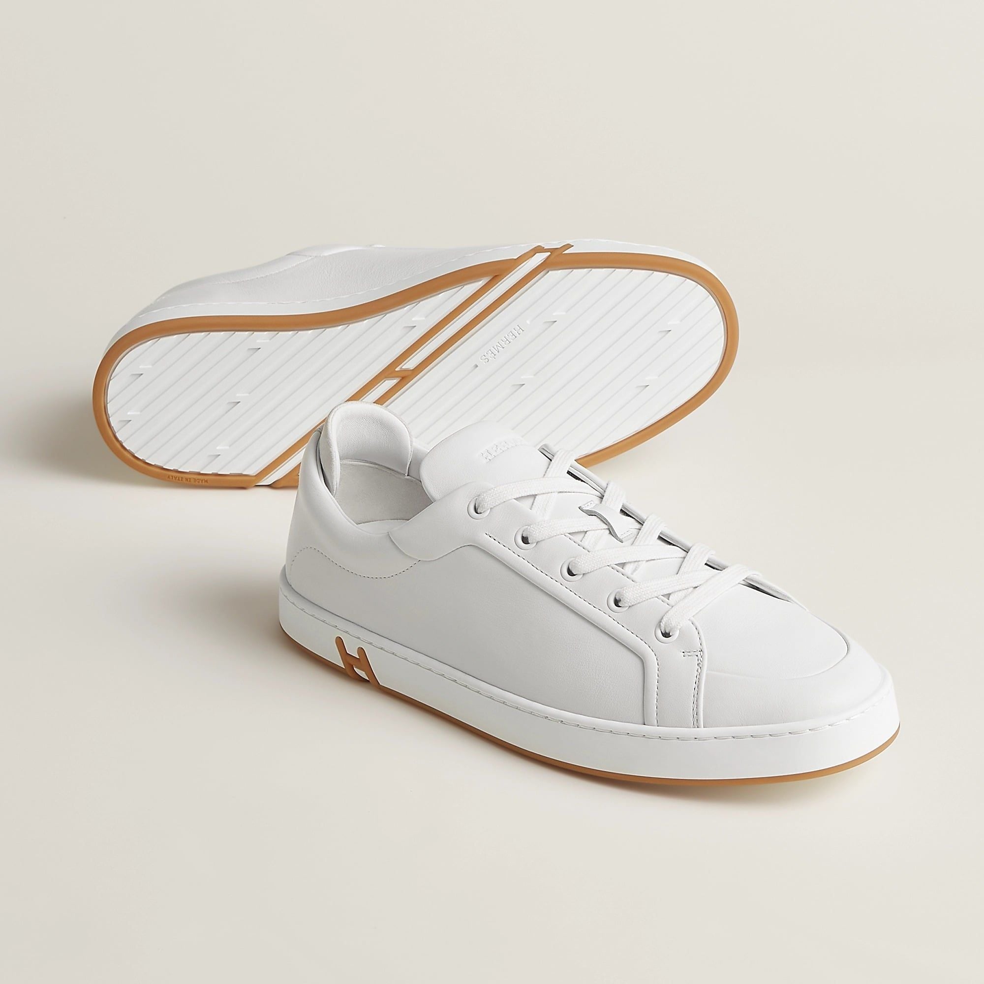  Giày Nam Hermes Kid Sneaker 'Blanc' 