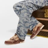  Giày Nam Louis Vuitton LV Trainer 'Brown' 