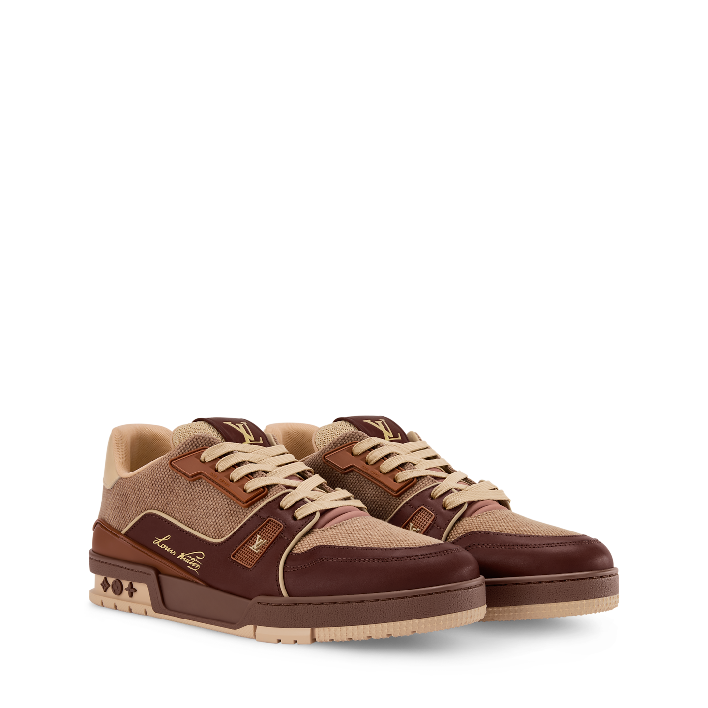  Giày Nam Louis Vuitton LV Trainer 'Brown' 