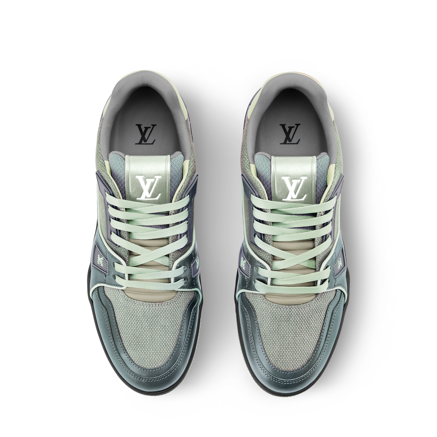  Giày Nam Louis Vuitton LV Trainer 'Green' 