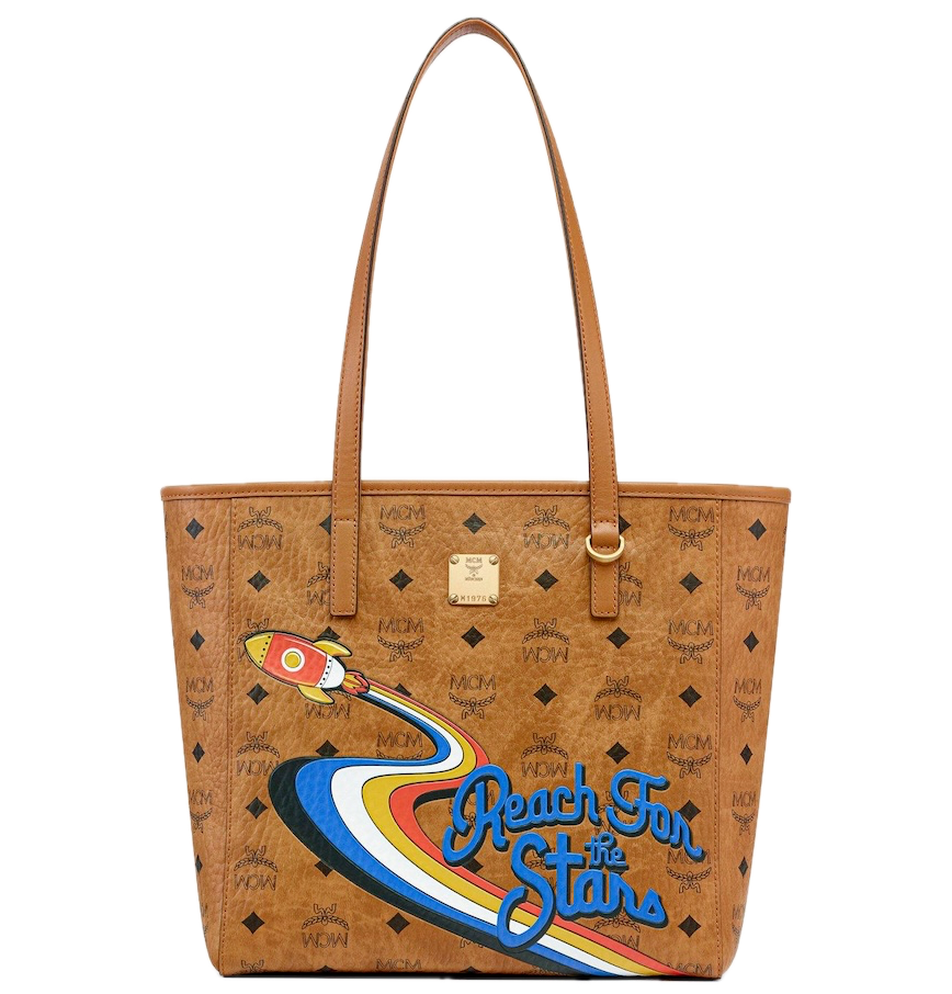  Túi MCM Toni Top-Zip Shopper 'Cognac' 