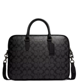  Túi Nam Coach Liam Compact Brief 'Black' 