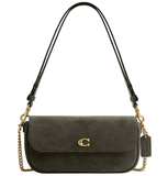  Túi Nữ Coach Brook Flap Chain Bag 'Olive' 