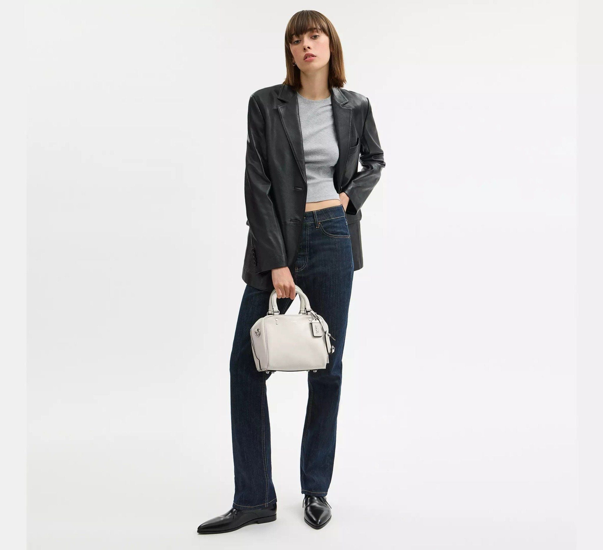  Túi Nữ Coach Cube Rogue Bag 20 'Chalk' 